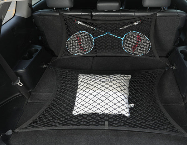 Car Trunk Storage Mesh Net With Non-Slip Elastic Fastening – GizModern