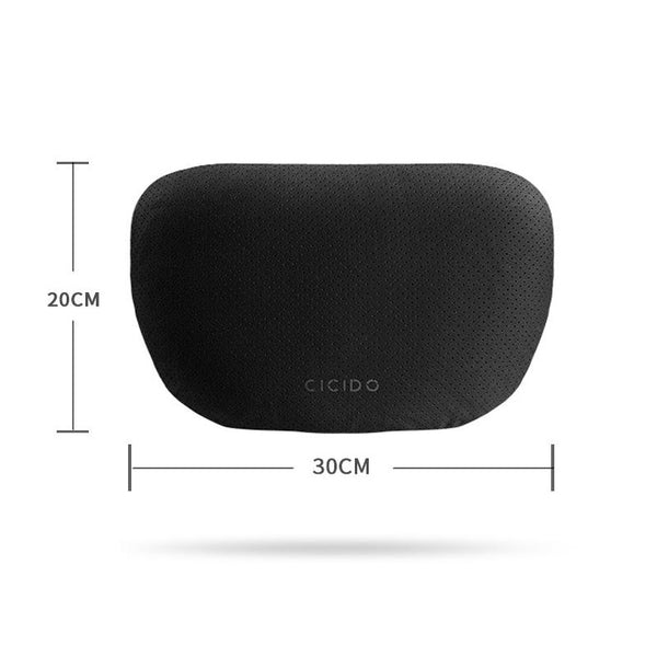 Suede Car Neck Pillow And Lumbar Support