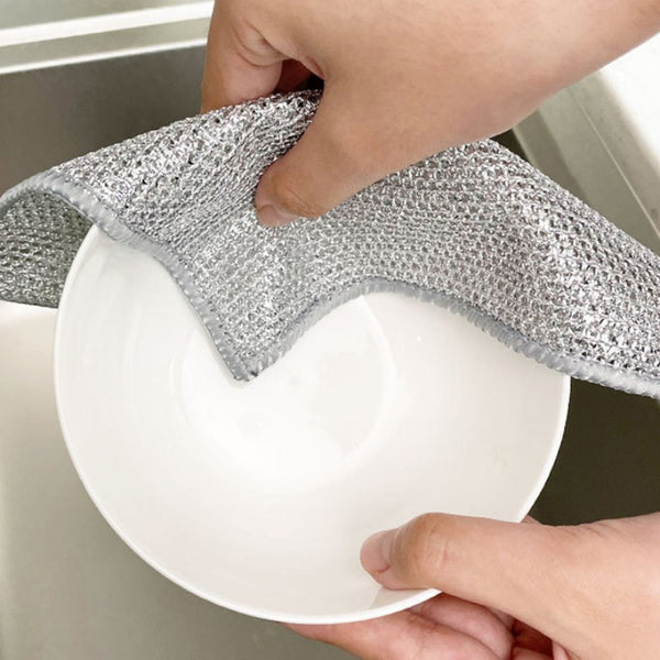 Non-Stick Oil Metal Wire Cleaning Dishcloth – GizModern