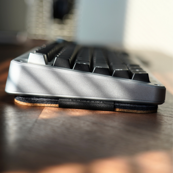 Keyboard Cushion For Shock Absorption And Noise Reduction With Cork And Felt Material
