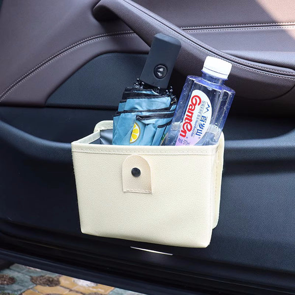 Magnetic Trash Bag Holder for the Car