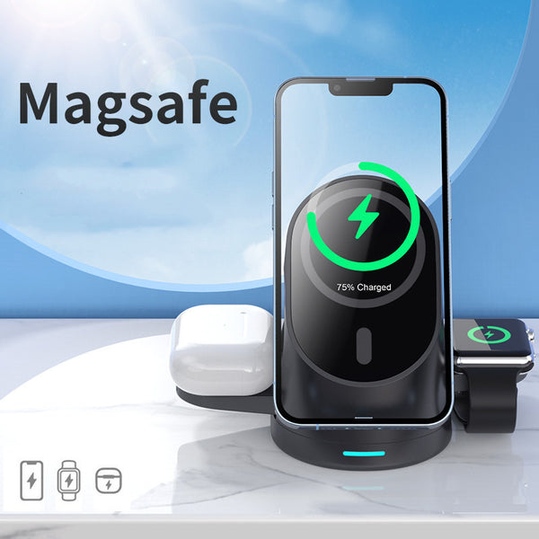 Apple - Chargeur MagSafe Apple 15W + Câble USB-C - Chargeur