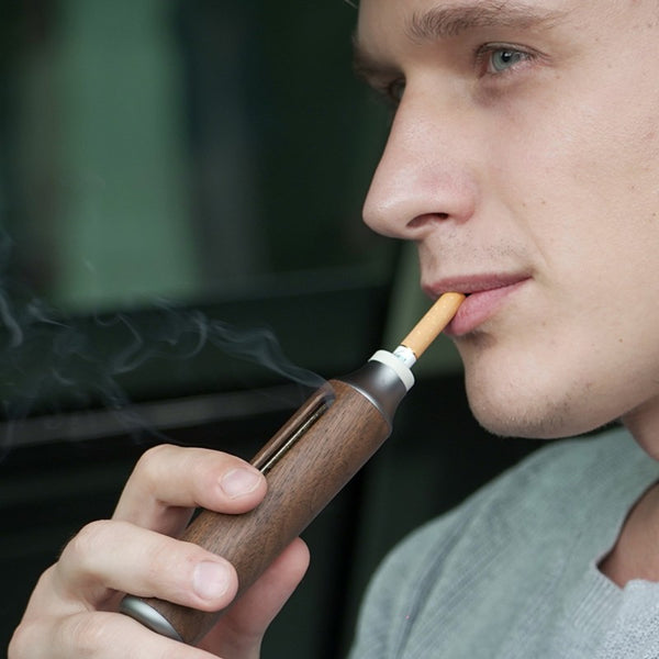 Portable Reusable Cigarette Holder, with 3 Sizes Heads & Built-in Ash GizModern Portable Reusable Cigarette Holder, with 3 Sizes Heads & Built-in Ash GizModern