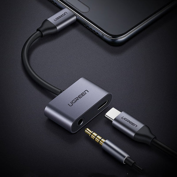 2-in-1 USB C to 3.5mm Headphones Adapter, with PD 30W Fast Charging –  GizModern