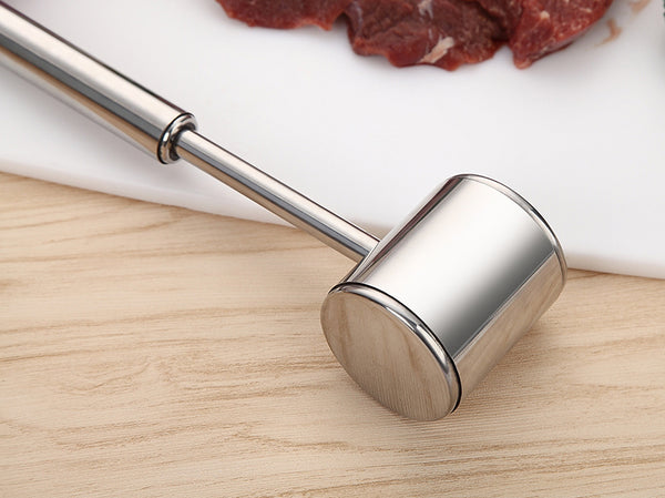 Meat Tenderizer, Meat Hammer, Dual-Sided Kitchen Meat Mallet with Non-Slip  Grip, Heavy Duty Metal Meat Pounder For Tenderizing Steak Beef Poultry 