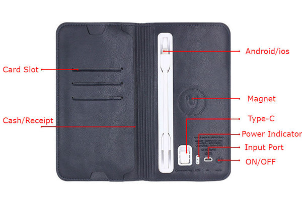 3-In-1 Incredibly Convenient Wallet Power Bank For Android