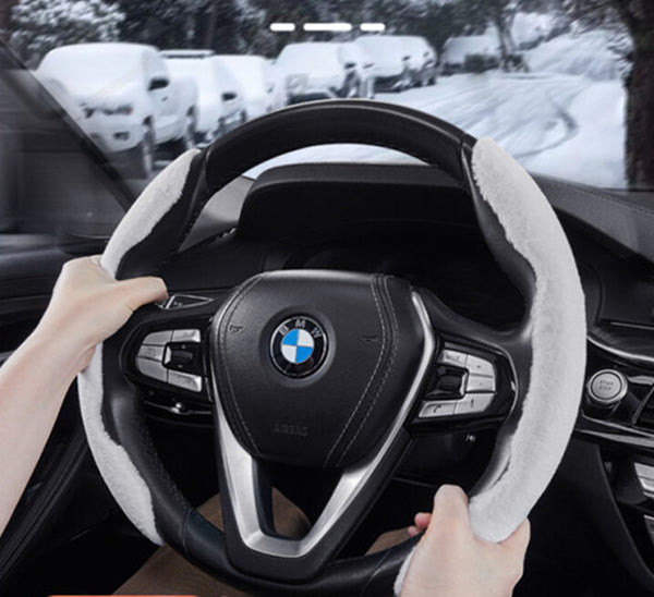 Winter Warm Non-Slip Steering Wheel Cover