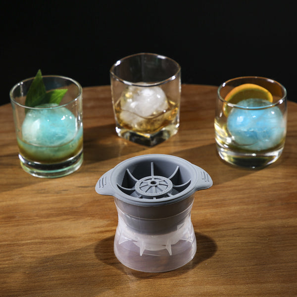 Reusable Sphere Silicone Ice Cube Tray For Whisky, Scotch, Highball Co –  GizModern