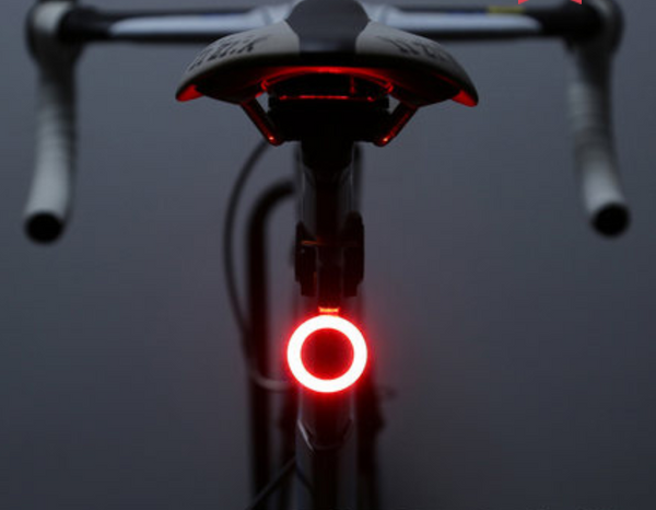 Ultra Bright USB Rechargeable Bike Tail Light with Red Flash High Intensity Led and 5 Light Modes for Cycling Safety