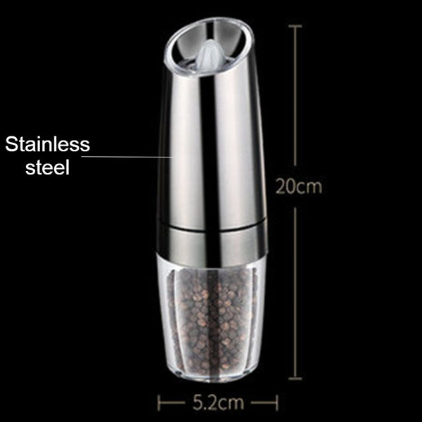 Electric Salt and Pepper Grinder, with Adjustable and Auto On/Off