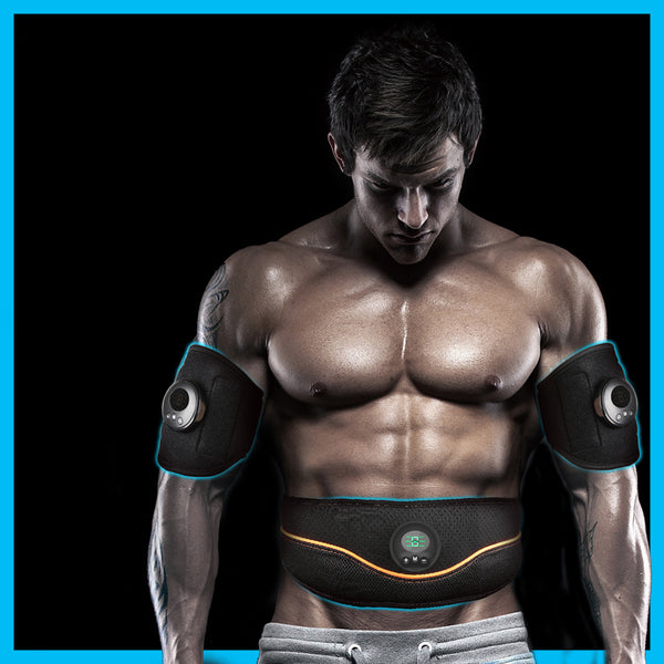 Abdominal Training Belt for Women Men, Belt Abdominal Muscle Stimulator  with 6 Modes and 15 Intensity Levels, Smart Shaping Belt for Muscles  Stomach