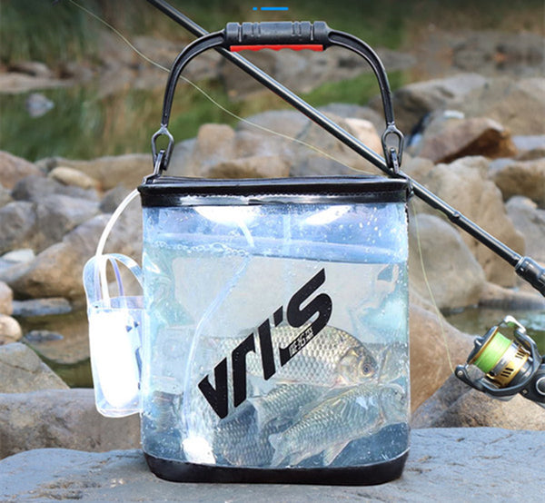 Foldable Transparent Fish Bucket – GizModern