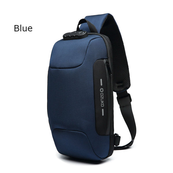 Most Secure Anti-theft Sling Backpack With 3-Digit Lock, Large Capacit –  GizModern