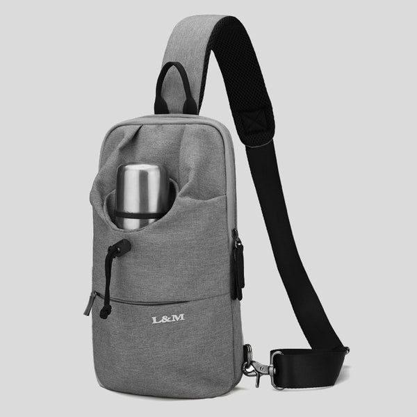 Portable Waterproof Sling Bag with Cup Holder, for Travel, Biking, Gym – GizModern