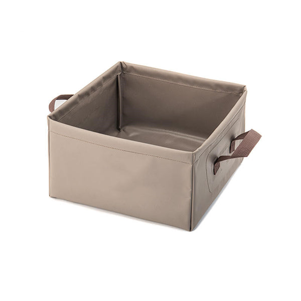 Foldable Square Bucket For Outdoor Travel