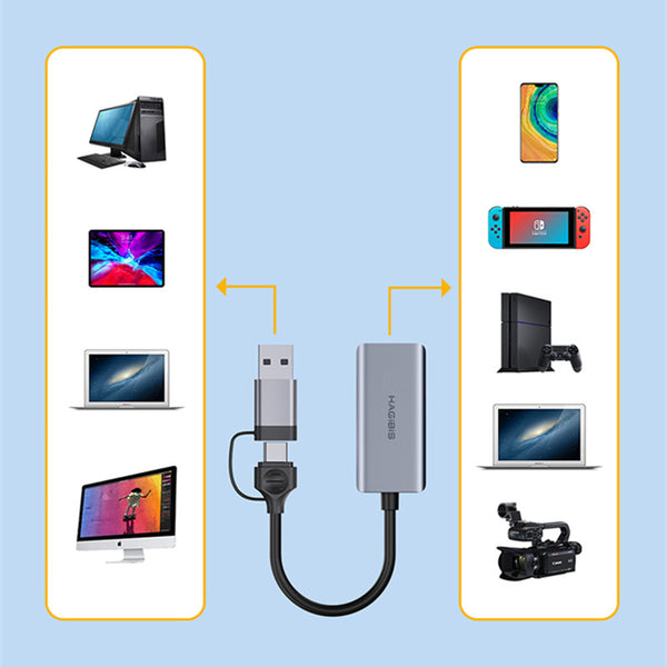 USB Capture Card Switch to HDMI Video NS Device