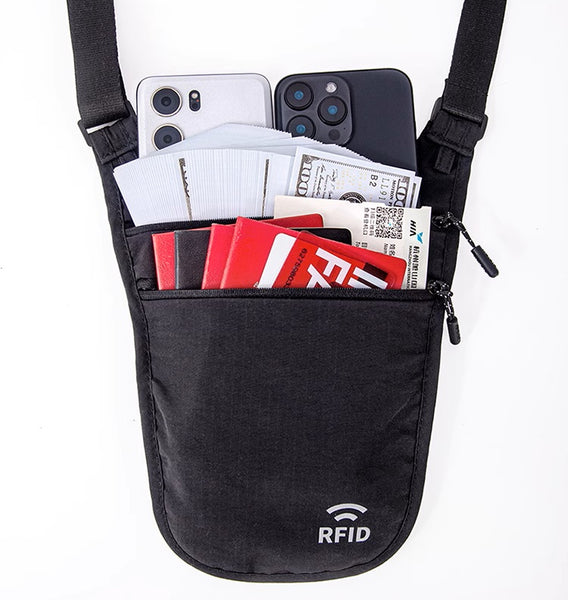 Travel RFID Anti-Theft Waist Pouch: Underarm Phone Bag