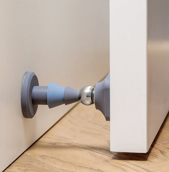 New Magnetic Door Stopper, No Drilling, No Damage
