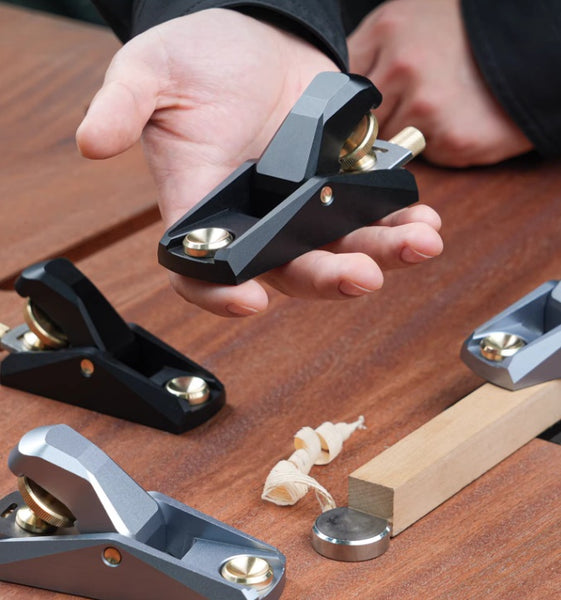 Mini Low-Angle Block Plane for Wood & Leather DIY
