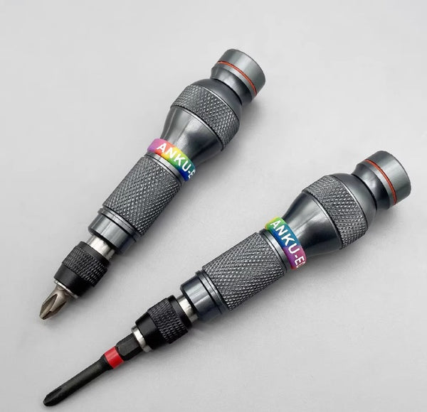 6.35mm Aluminum Handle with 1/4" Bit & Rotating Bearing