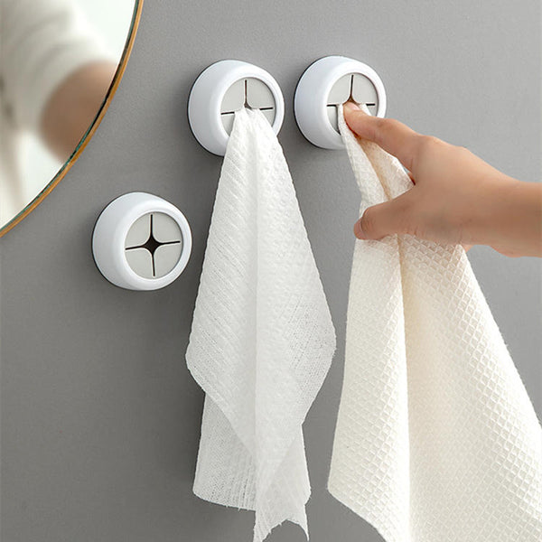 Creative Non-Perforated Towel Rack Storage Shelf