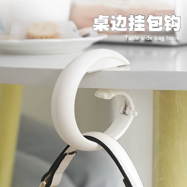 No-Drill Desk Hook - Portable Student Backpack Hanger