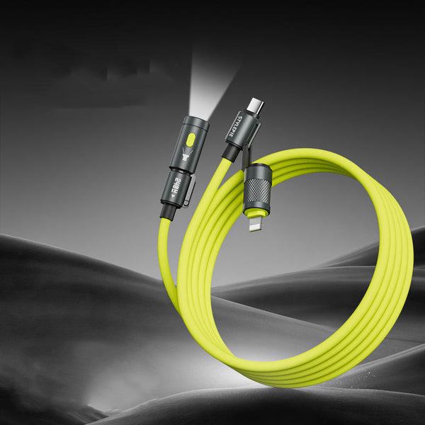 Outdoor Camping LED Lighting 3-in-1 Charging Cable