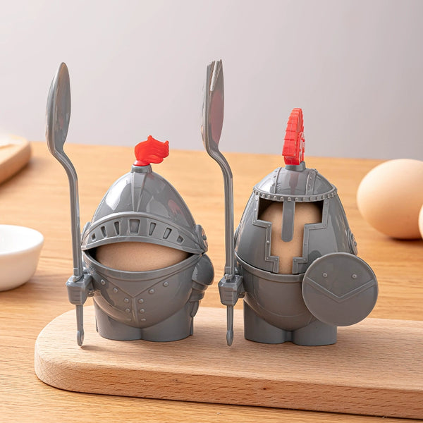 Creative Soldier Knight Egg Cup - Detachable Children's Breakfast Holder