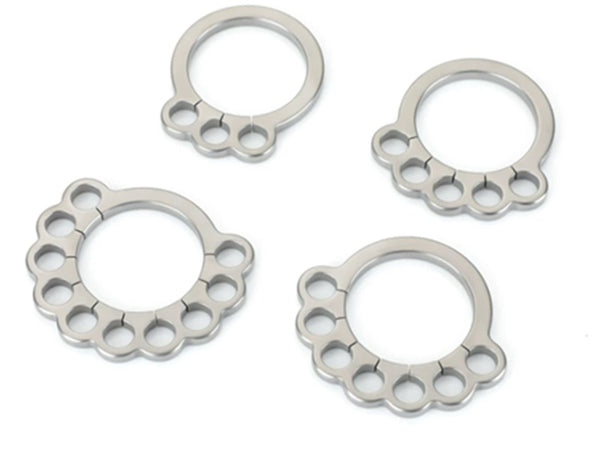 Unclip & Go! Heavy-Duty Titanium Quick-Release Keychain & Carabiner for Easy EDC Organization