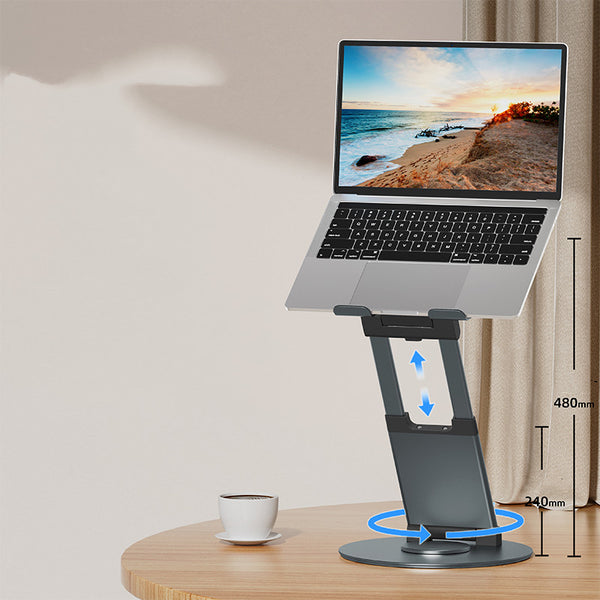 Laptop Suspension Cooling Stand With Adjustable Height and Foldable Support