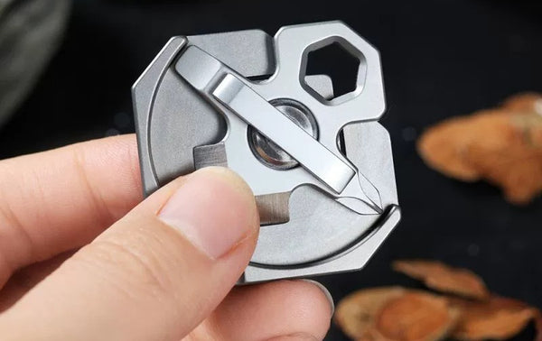 Titanium EDC Multi-Tool - Screwdriver, Wrench, Cool Pendant