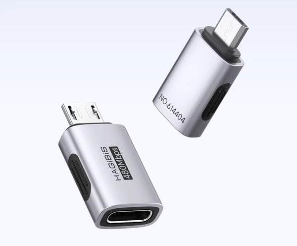 Type-C to Micro USB Adapter – Universal Male-to-Female Converter – Fast & Reliable!