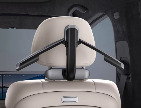 Creative Foldable Car Hanger: Multi-Functional Seat Back Hook for Suits, Coats, and Travel Organization