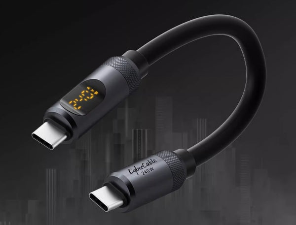 PD 240W USB-C to USB-C Smart Display Cable – Power Monster!