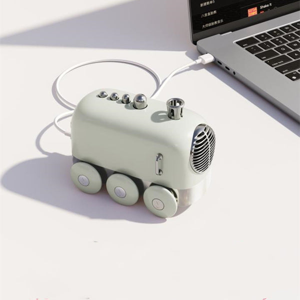 Retro Bluetooth Speaker with Wireless High-Quality Sound - Mini Train Design