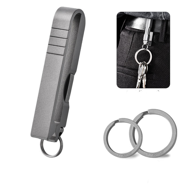 Titanium Keyring Edc Titanium Alloy EDC Car Keychain – GizModern