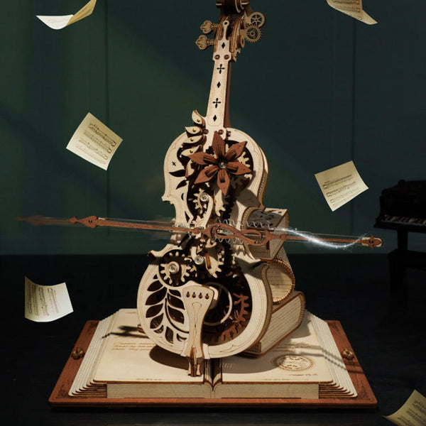 DIY Handcrafted Cello Octave Music Box – GizModern