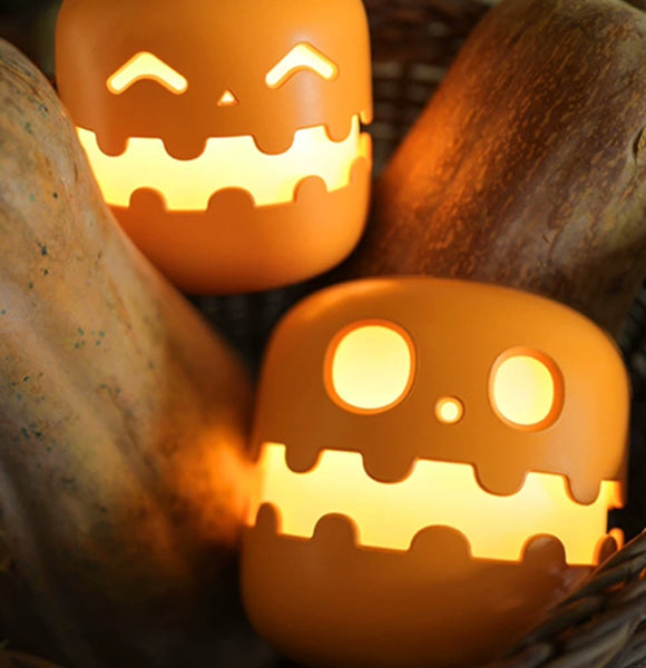 Glow Up Your Smile: Adorable Quirky Pumpkin Night Light with Dimmable Charging & Timer