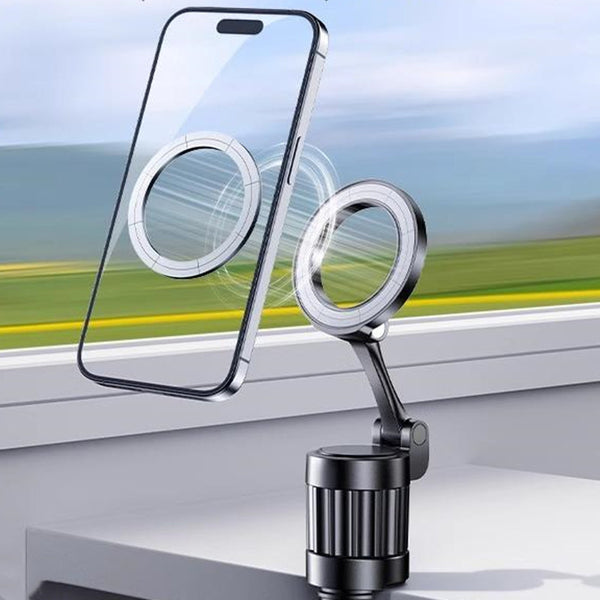 Foldable Telescopic Rotating Magnetic Travel Phone Stand