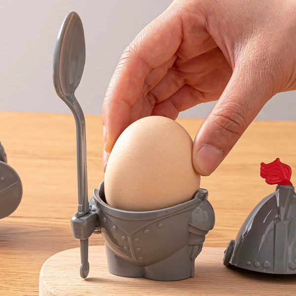 Creative Soldier Knight Egg Cup - Detachable Children's Breakfast Holder