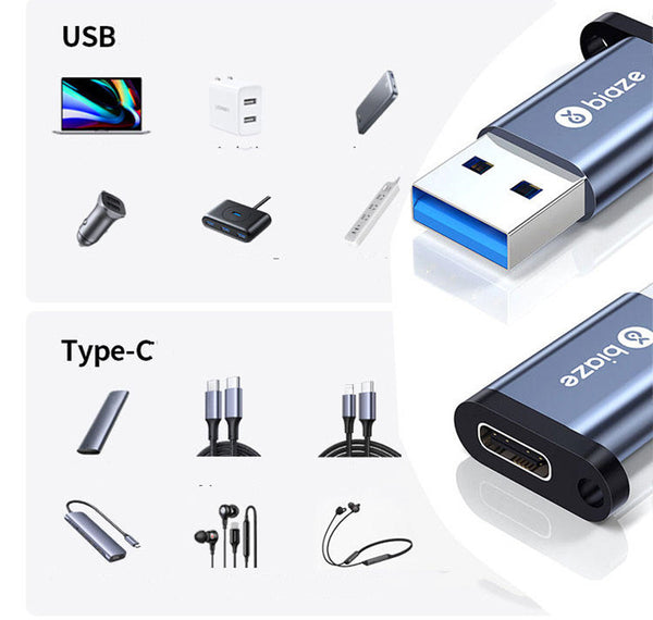 USB to Type-C Data Cable Adapter