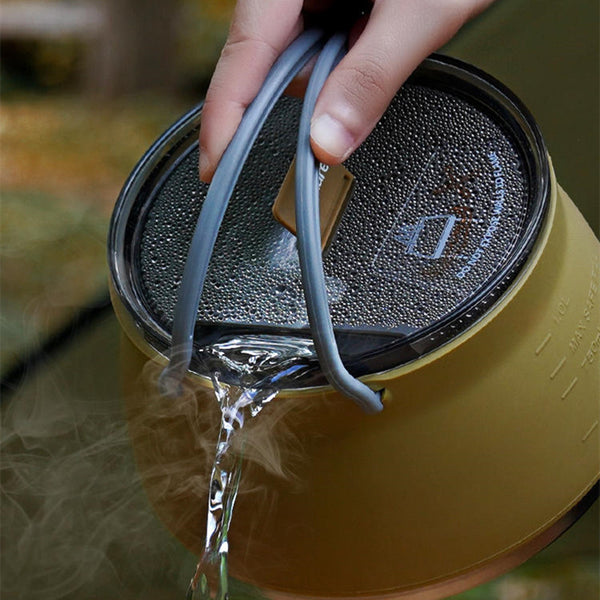Camping Outdoor Silicone Foldable Kettle