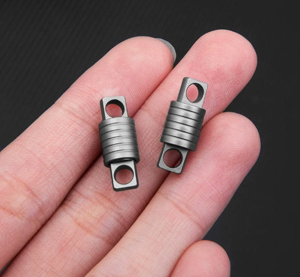 Titanium Mini Universal Rotating EDC Keychain Double Swivel Hook
