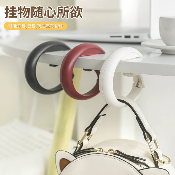 No-Drill Desk Hook - Portable Student Backpack Hanger