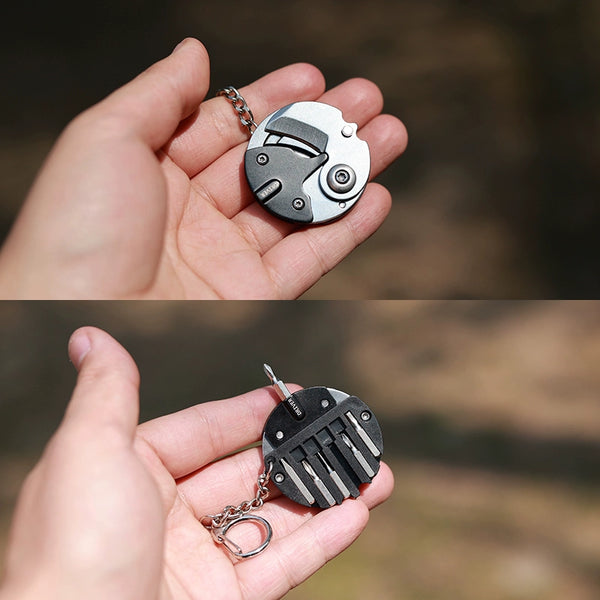 High-Tech Self-Defense Coin Ring
