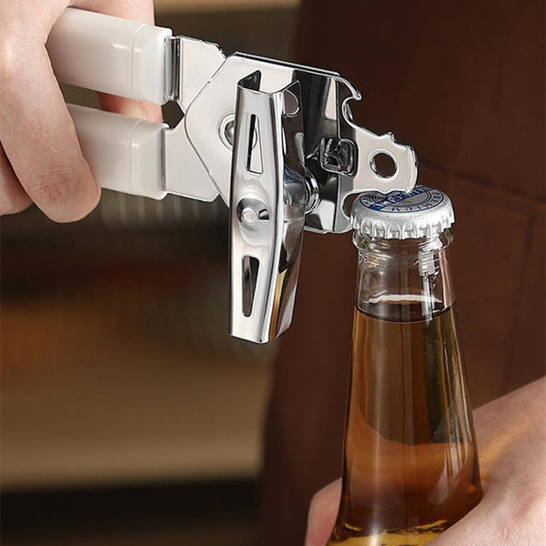 Heavy-Duty Stainless Steel Can and Bottle Opener