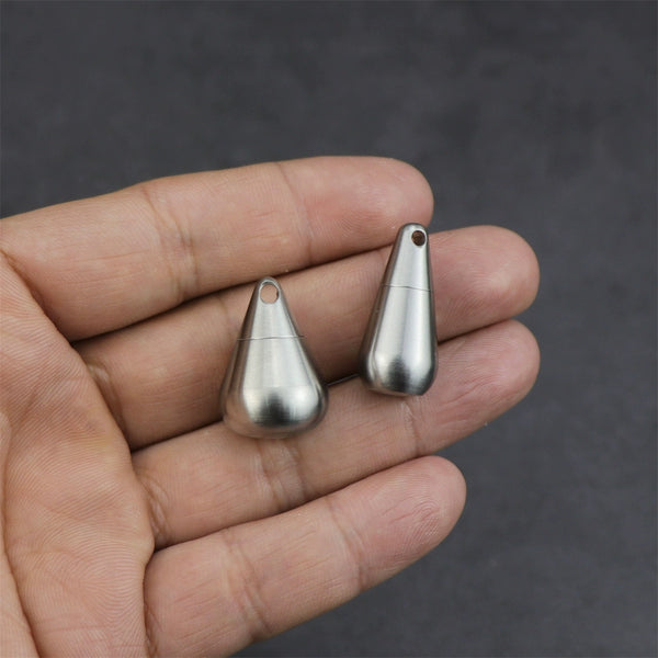 Titanium Droplet Mini Pill Box - Waterproof Travel Case