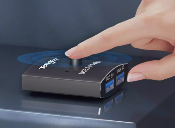 USB 3.0 Bidirectional Switch 2-in-1-Out Hub – Share Scanner, Printer, Mouse & Keyboard Instantly!