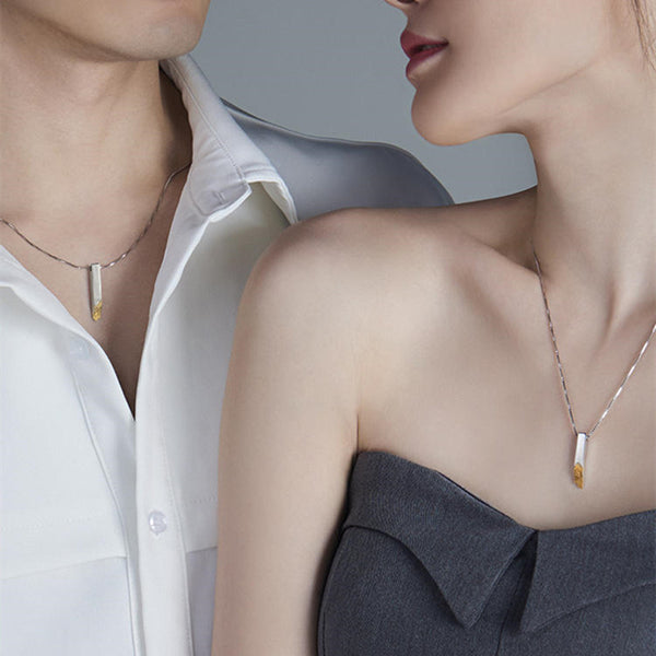 Luxury Couple Sterling Silver Necklace