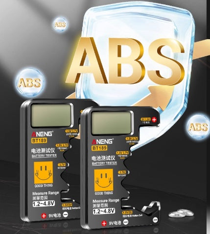 Universal Battery Tester: Voltage Display & Lithium Health Checker